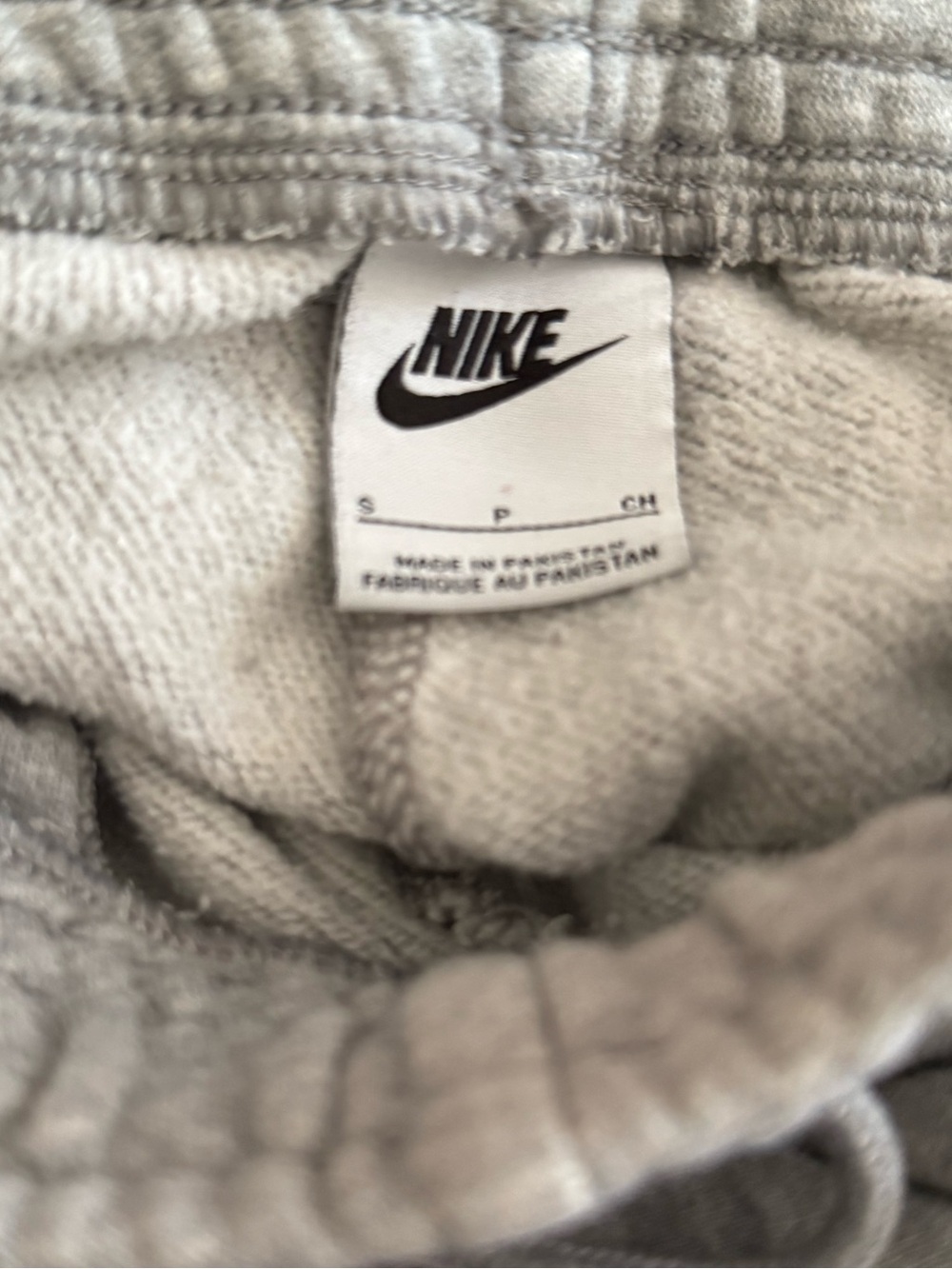Nike Grey Women's Fleece Joggers with Cuffed Ankles - Picture 4 of 4